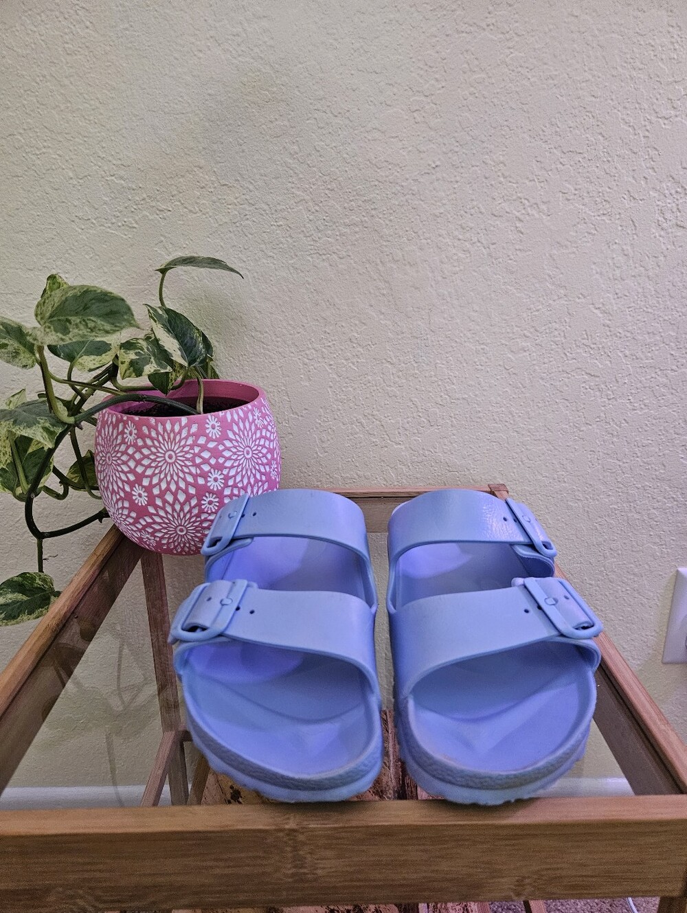 Birkenstock Arizona Eva Waterproof sandals in dusty blue Sz Eu 39 - Picture 2 of 9